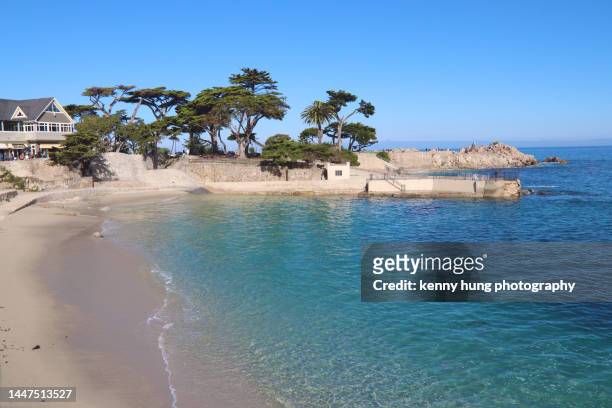 lovers point at pacific grove - pacific grove stock pictures, royalty-free photos & images