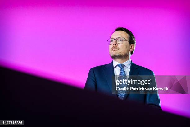 Prince Constantijn of The Netherlands attends the award ceremony for the Prince Claus Impact Award in the Royal Palace on December 7, 2022 in...