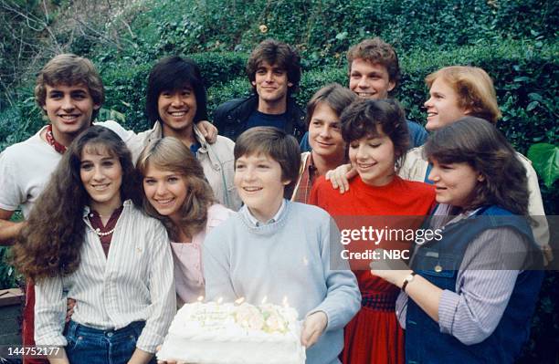 Justine Bateman's 17th Birthday" -- Pictured: Sarah Jessica Parker, Kari Michaelsen, Jason Bateman, Justine Bateman, Mindy Cohn --