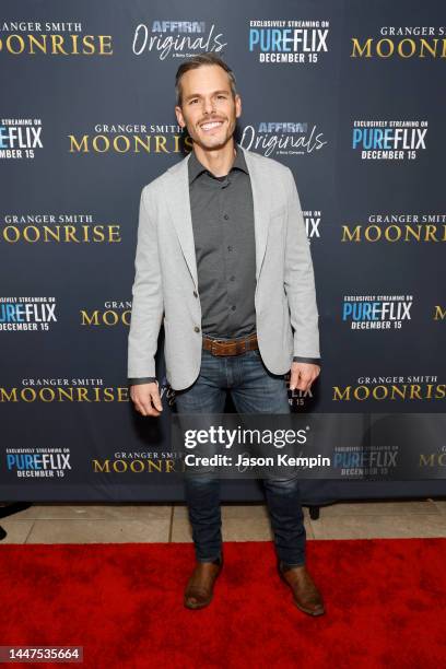 Granger Smith attends the "Moonrise" Nashville Premiere at AMC DINE-IN Thoroughbred 20 on December 07, 2022 in Franklin, Tennessee.