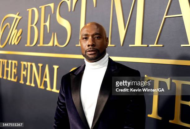 Morris Chestnut attends Peacock's "The Best Man: The Final Chapters" premiere event at Hollywood Athletic Club on December 07, 2022 in Hollywood,...