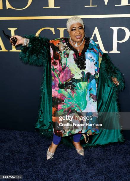 Luenell attends Peacock's "The Best Man: The Final Chapters" premiere event at Hollywood Athletic Club on December 07, 2022 in Hollywood, California.