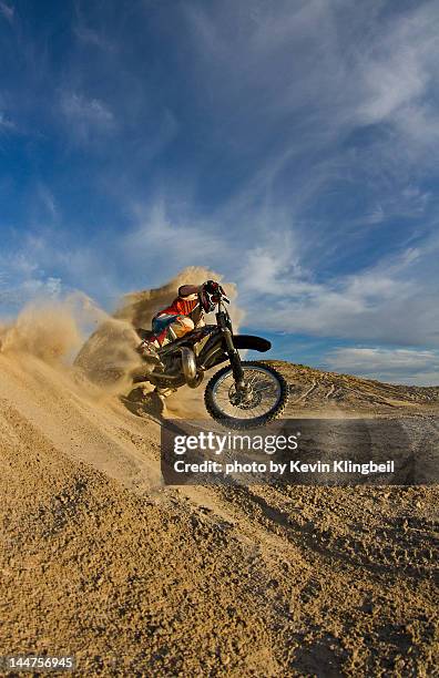 dirt biking - route moto stock pictures, royalty-free photos & images