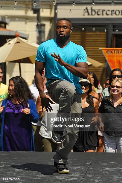 Joshua Allen visits "Extra" at The Grove on May 18, 2012 in Los Angeles, California.