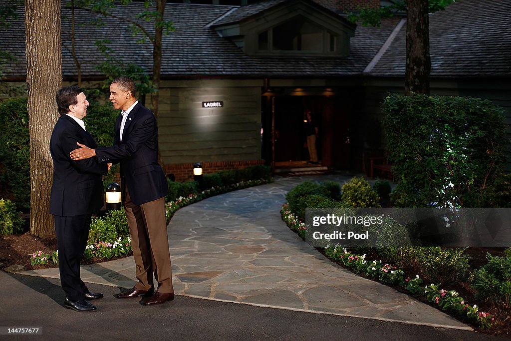 Obama Attends G8 Summit At Camp David