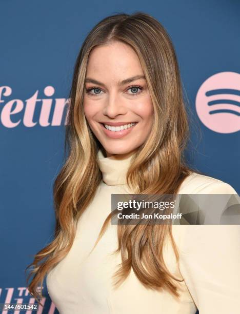 Margot Robbie attends The Hollywood Reporter's Women In Entertainment Gala Presented By Lifetime on December 07, 2022 in Los Angeles, California.