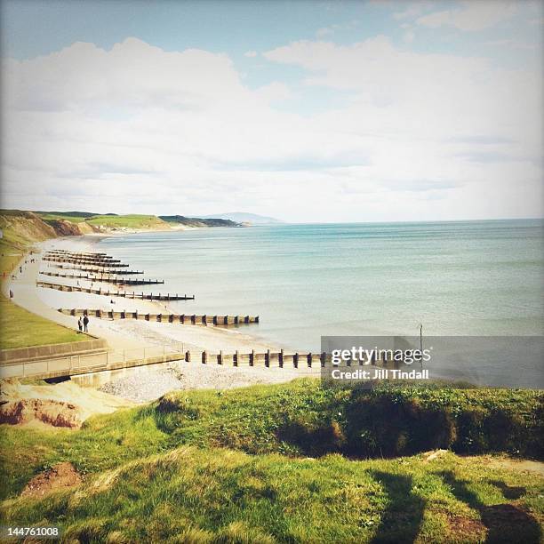 st  bees beach - st bees stock pictures, royalty-free photos & images