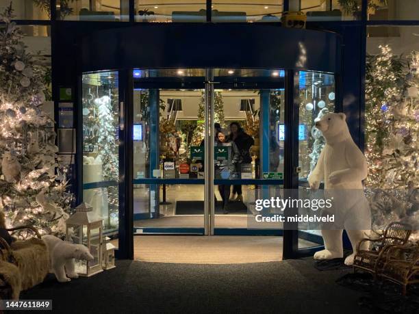 nijmegen city visit in christmas time - polar bear love stock pictures, royalty-free photos & images