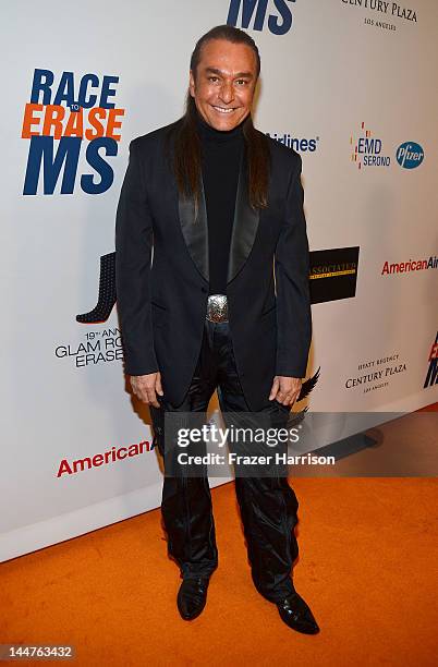 Stylist Nick Chavez arrives at the 19th Annual Race to Erase MS held at the Hyatt Regency Century Plaza on May 18, 2012 in Century City, California.