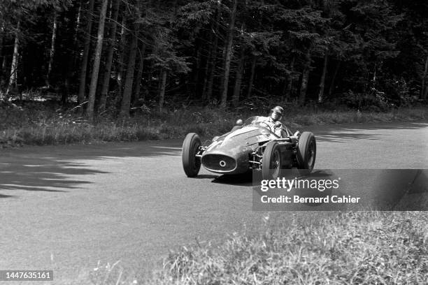 Bruce Halford, Maserati 250F, Grand Prix of Germany, Nurburgring, 05 August 1956.