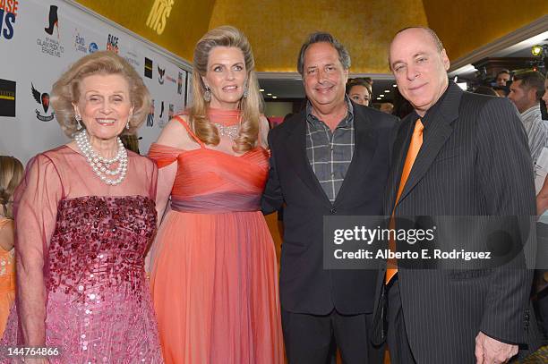 Barbara Davis, Host Nancy Davis, actor Jon Lovitz and Ken Rickel arrive at the 19th Annual Race to Erase MS held at the Hyatt Regency Century Plaza...