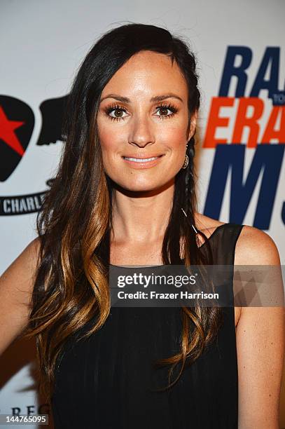 Personality Catt Sadler arrives at the 19th Annual Race to Erase MS held at the Hyatt Regency Century Plaza on May 18, 2012 in Century City,...