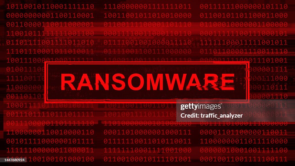 Fake Ransomware Background Abstract Technical Background Ransomware High-Res Vector Graphic ...