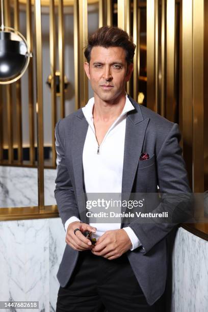 Hrithik Roshan poses during his "In Conversation" at the Red Sea International Film Festival on December 08, 2022 in Jeddah, Saudi Arabia.