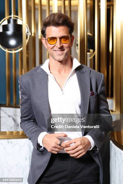 Hrithik Roshan poses during his "In Conversation" at the Red Sea International Film Festival on December 08, 2022 in Jeddah, Saudi Arabia.