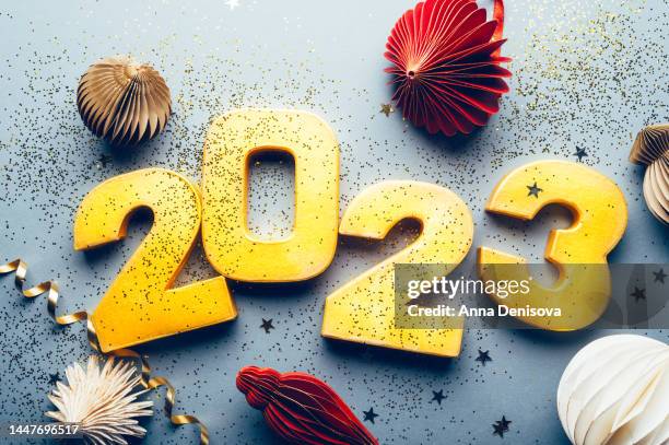 happy new year 2023 - national holiday stock pictures, royalty-free photos & images