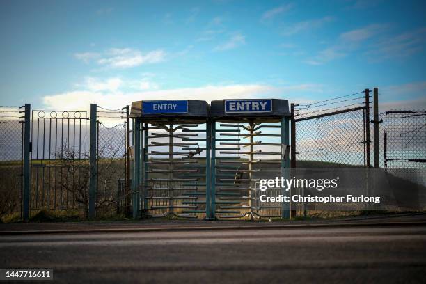 General view of the former Woodhouse Colliery site where West Cumbria Mining have been given approval to once again extract coal on December 08, 2022...