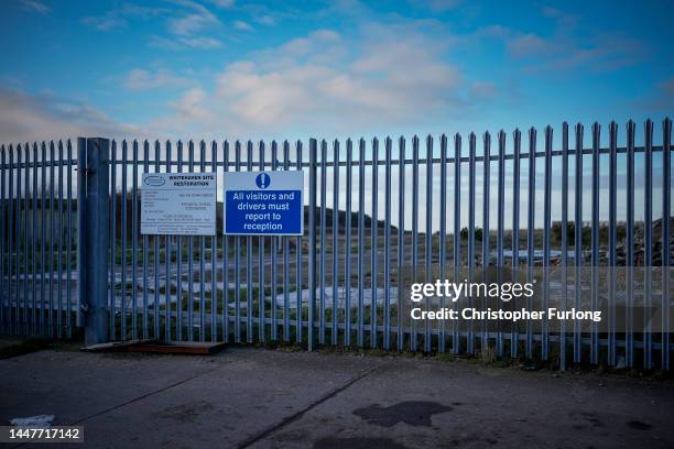 General view of the former Woodhouse Colliery site where West Cumbria Mining have been given approval to once again extract coal on December 08, 2022...