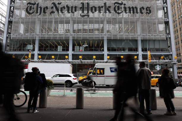 NY: New York Times Staff Walkout And Strike As Union Negotiations Continue