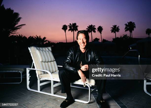 Tim Allen of Home Improvement and Jungle 2 photographed February11 1997 at the Four Seasons Hotel, Los Angeles, California