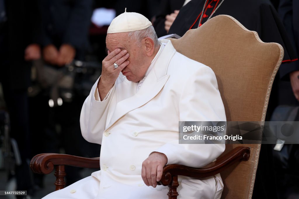 Pope Francis Attends The Solemnity Of The Immaculate Conception