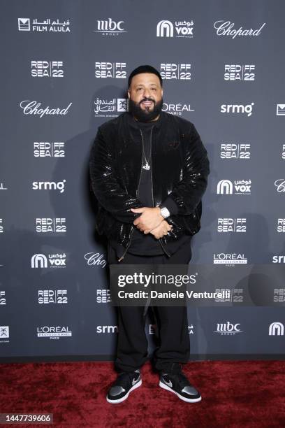Khaled attends the Closing Night Gala Red Carpet at the Red Sea International Film Festival on December 08, 2022 in Jeddah, Saudi Arabia.