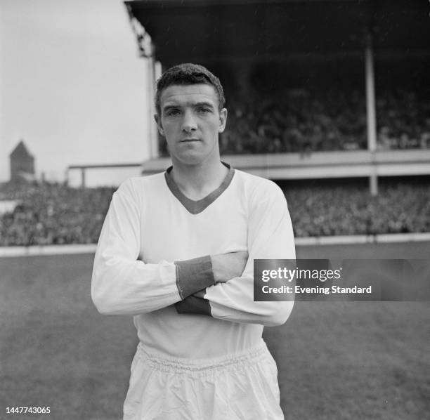 English footballer Bill Foulkes , a centre-half with Manchester United football club, ahead of a match in London on August 19th, 1961. Manchester...