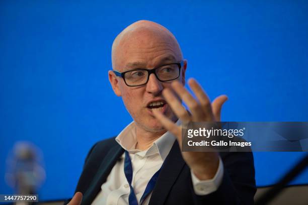 Head of Climate Change at HSBC UK, Tim Lord, during the Climate Investment Summit at the London Stock Exchange on June 28, 2023 in London, United...
