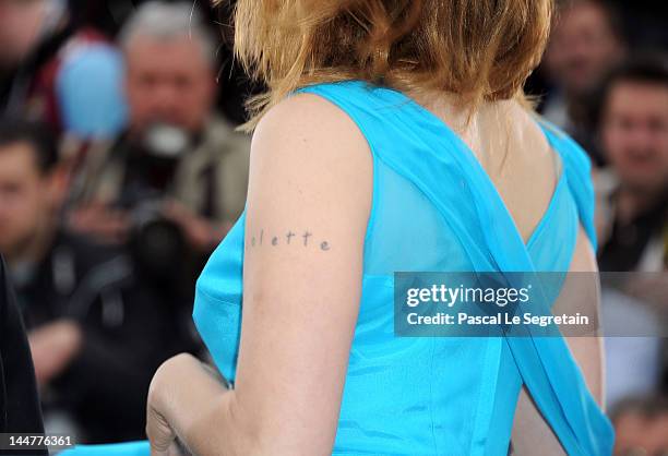 Actress Suzanne Clement, pose at the 'Laurence Anyways' photocall during the 65th Annual Cannes Film Festival at Palais des Festivals on May 19, 2012...