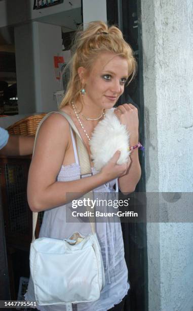 Britney Spears is seen on June 20, 2004 in Los Angeles, California.