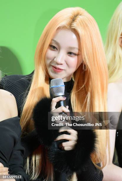 Yuqi of -IDLE arrives at the 2022 Melon Music Awards at Gocheok Sky Dome on November 26, 2022 in Seoul, South Korea.