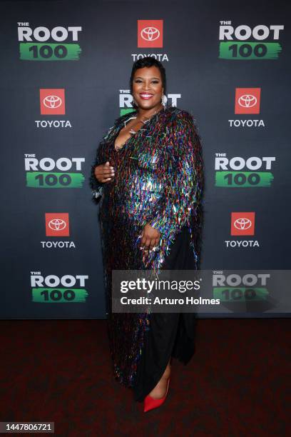 Waikinya Clanton attends the 13th Annual Root 100 Gala at The Apollo Theater on December 08, 2022 in New York City.