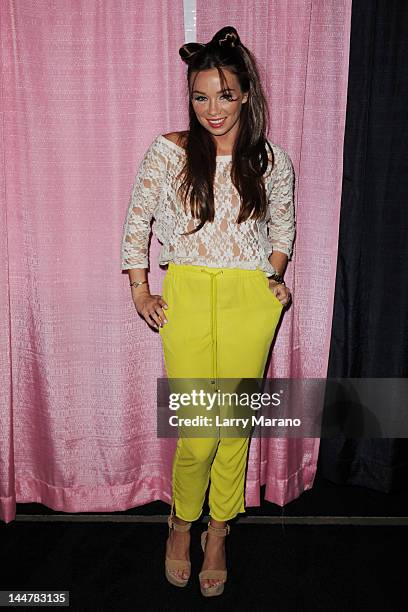 Capri Anderson attends Exxxotica Miami at the Miami Beach Convention Center on May 18, 2012 in Miami Beach, Florida.