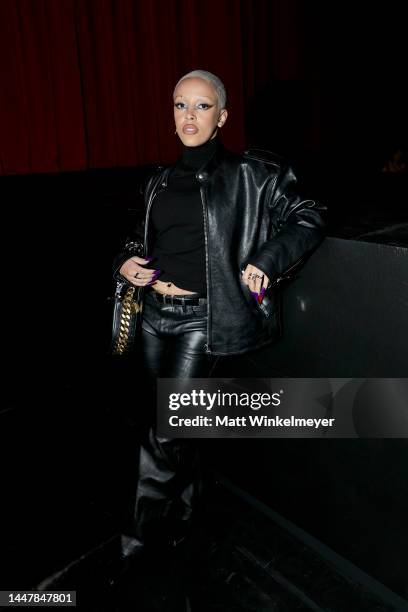 Doja Cat attends Celine at The Wiltern on December 08, 2022 in Los Angeles, California.