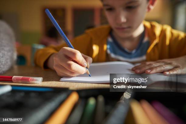 Kid Writer 4,255 Kid Writing Close Up Stock Photos, High-Res Pictures, and Images ...