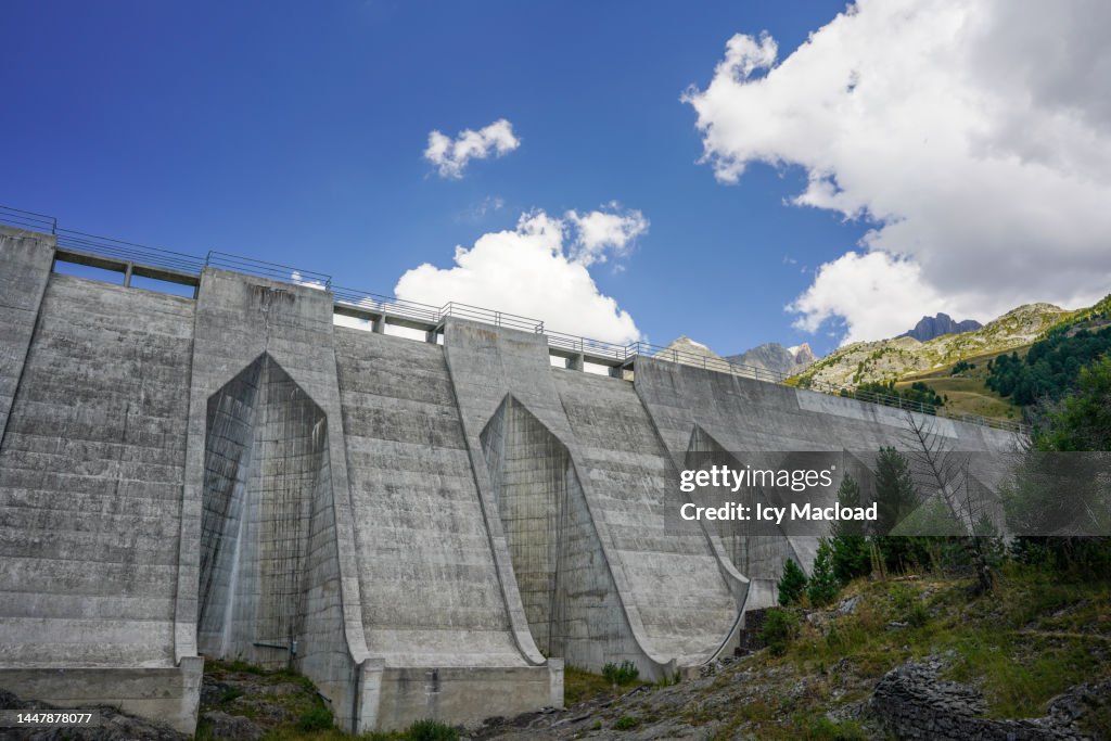 Hydraulic dam of Aussois Hill