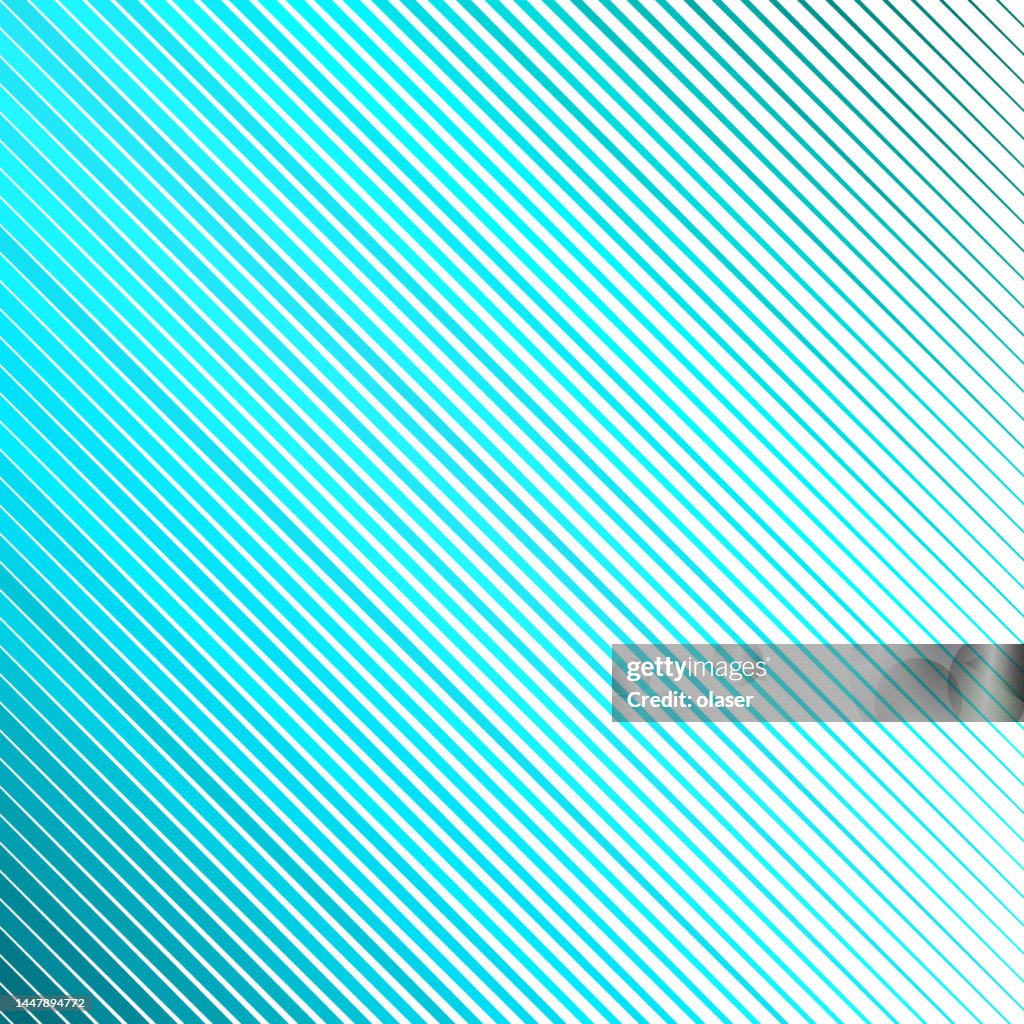 Türkisfarbene Abschnitte mit diagonal verblassender Linie/schlanken Dreiecken