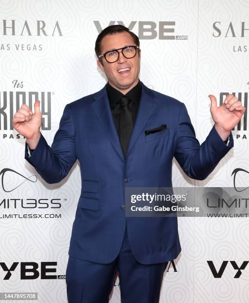 Submission grappling promoter Chael Sonnen attends the 14th annual Fighters Only World Mixed Martial Arts Awards at Sahara Las Vegas on December 08,...