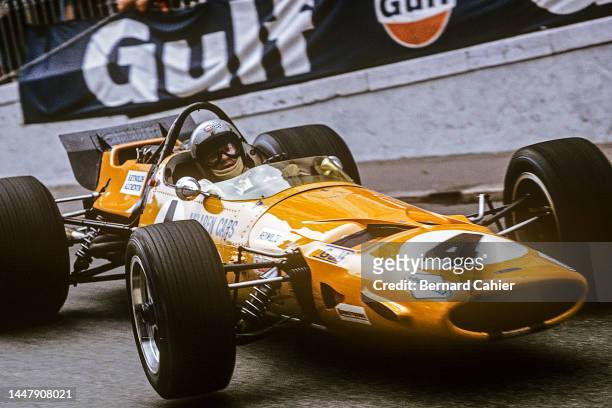 Bruce McLaren, McLaren-Ford M7C, Grand Prix of Monaco, Circuit de Monaco, 18 May 1969.