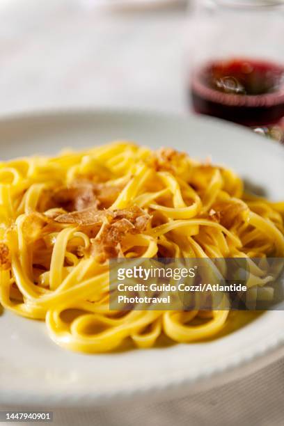 tuscany, tagliatelle with truffles - san miniato stock pictures, royalty-free photos & images