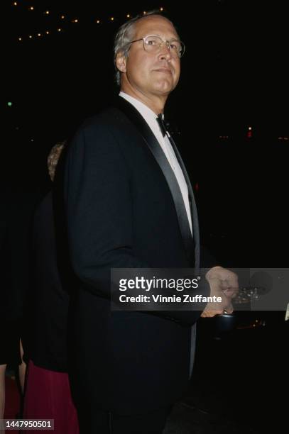 Chevy Chase during Benefit Performance of "Beauty And The Beast" at Shubert Theatre in Los Angeles, California, United States, 13th April 1995.