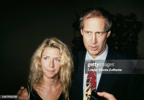 Chevy Chase attends the 1st Annual Environmental Media Awards at Sony Studios in Culver City, California, United States, 30th September 1991.