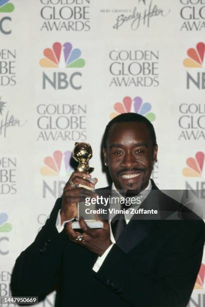 Don Cheadle attends the 56th Annual Golden Globe Awards at the Beverly Hilton Hotel in Beverly Hills, California, United States, 24th January 1999.