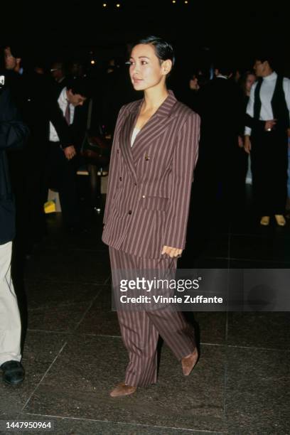 Joan Chen attends the 'A Bronx Tale' West Hollywood Premiere at DGA Theatre in West Hollywood, California, United States, 23rd September 1994.