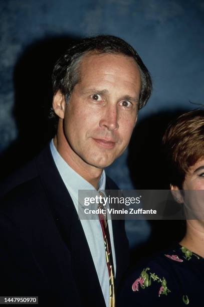 Chevy Chase attends the 1st Annual Environmental Media Awards at Sony Studios in Culver City, California, United States, 30th September 1991.