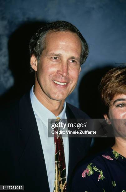 Chevy Chase attends the 1st Annual Environmental Media Awards at Sony Studios in Culver City, California, United States, 30th September 1991.