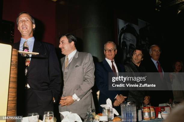 Chevy Chase, Paul Newman and Robert De Niro during New York Friars Club Roasts Chevy Chase at Sheraton Center in New York City, New York, United...