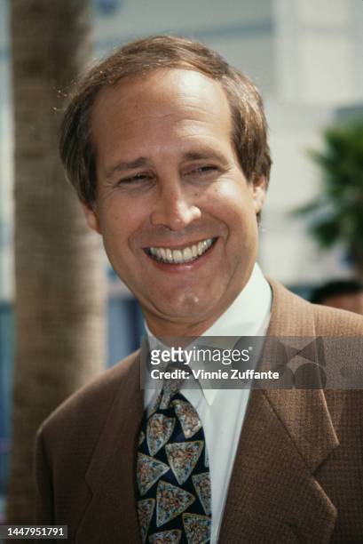 Chevy Chase attends Hollywood Walk of Fame Star Ceremony honoring Chevy Chase in Hollywood, California, United States, 23rd September 1993.