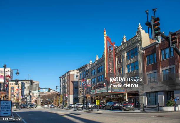 providence performing arts center - centro de artes e espetáculos imagens e fotografias de stock