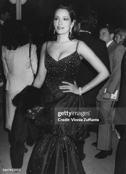 Barbara attends the Academy Awards, United States, circa 1980s.